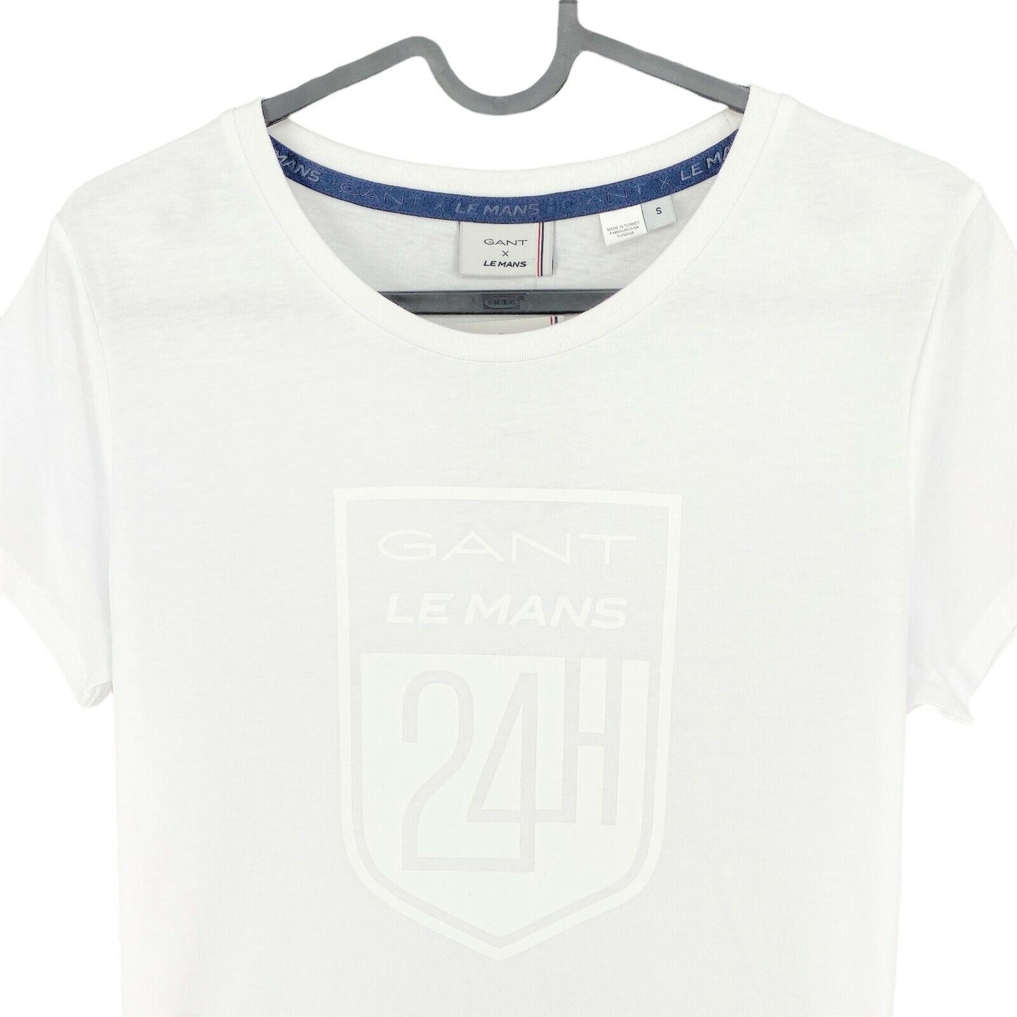 GANT x LE MANS White Crew Neck T Shirt Size S