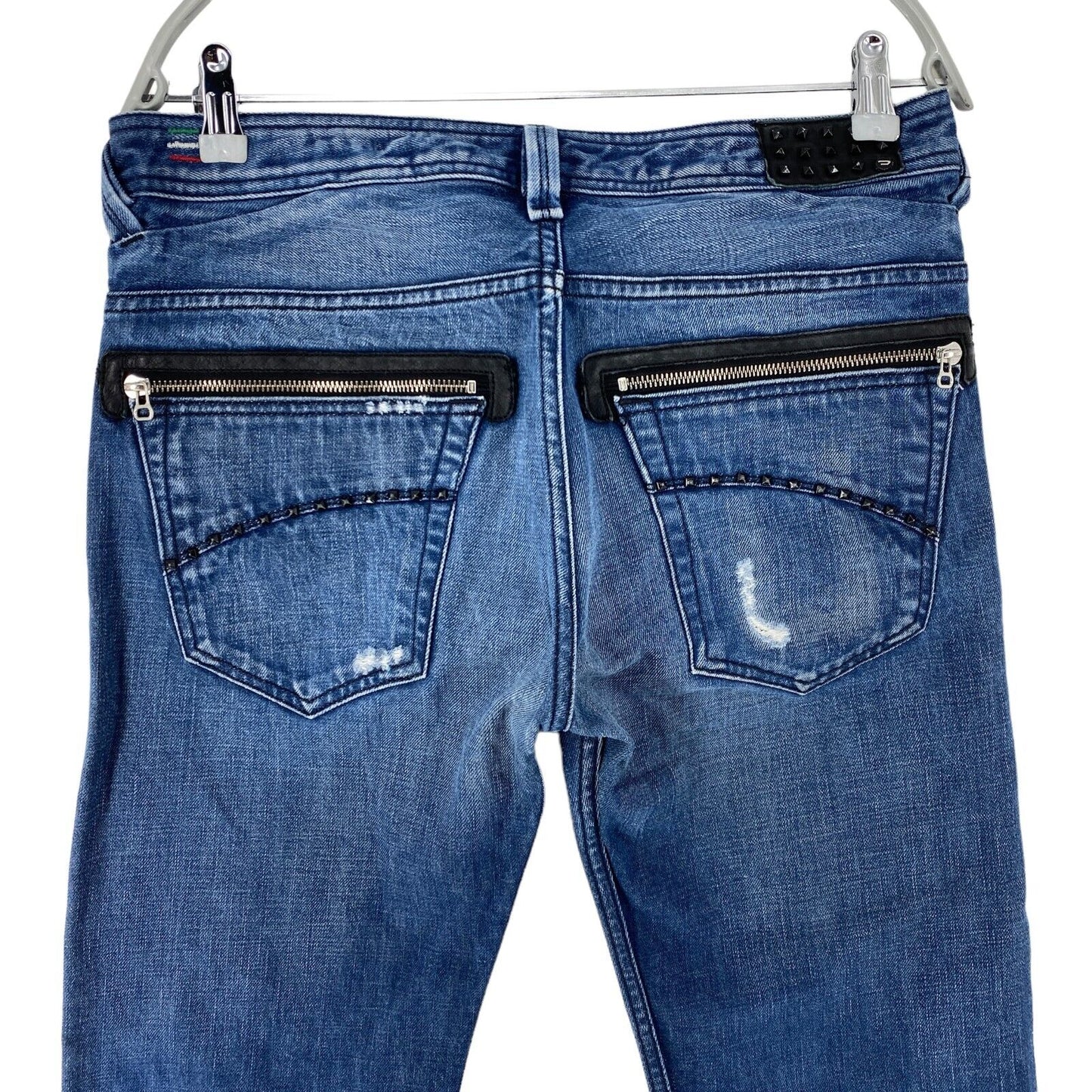 Diesel SLAMMER Blaue Jeans mit gerader Passform, W31 L32, hergestellt in Italien