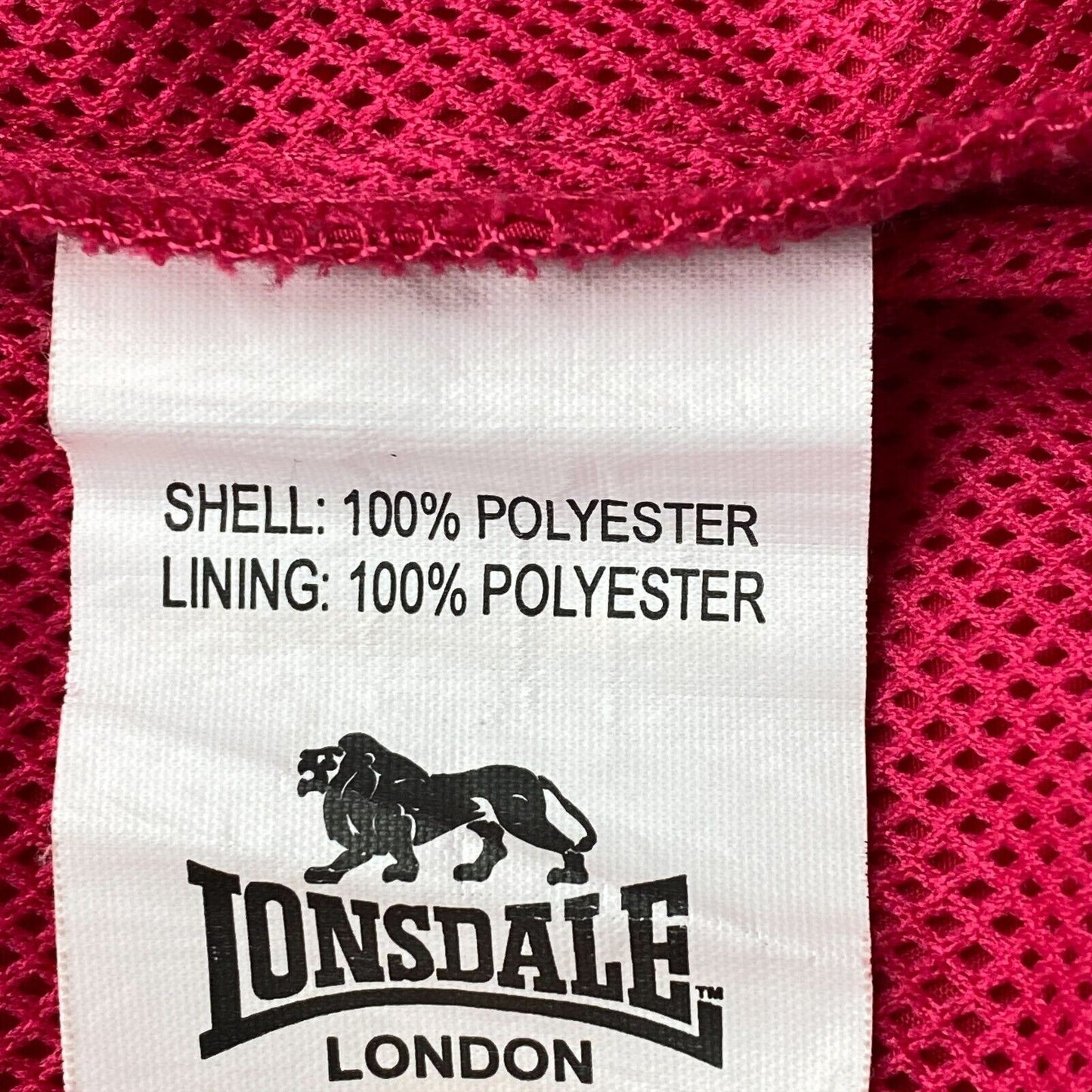 LONSDALE Pink Hooded Jacket Size 14 Years