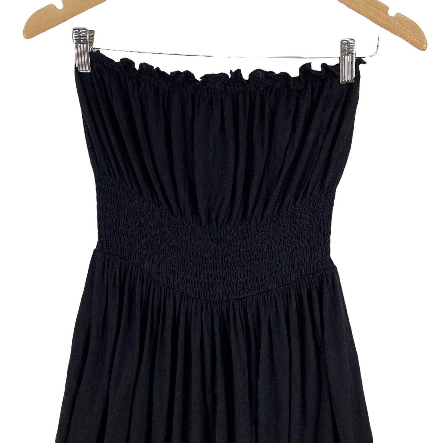 CALLIOPE Abito Intero Black Off The Shoulder Flare Dress Size M