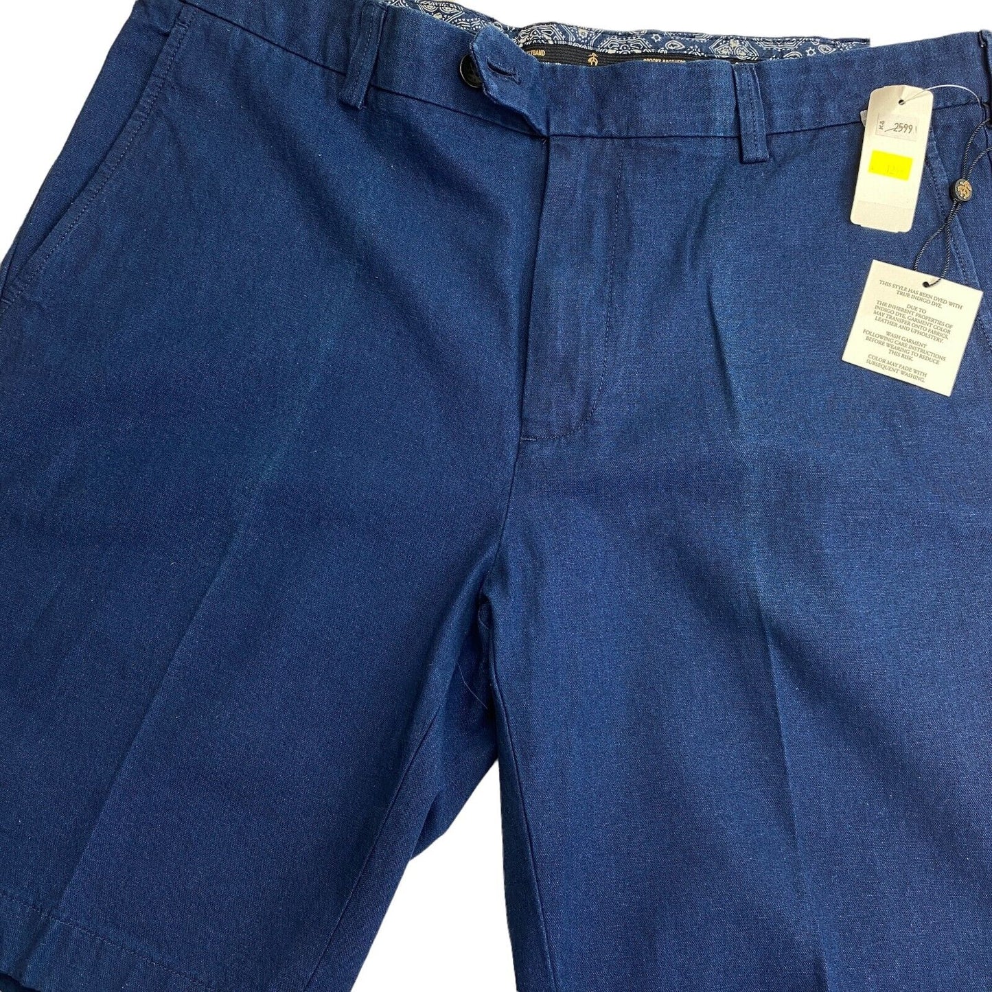 Brooks Brothers Navy Blue 100% Cotton Chino Shorts All Sizes