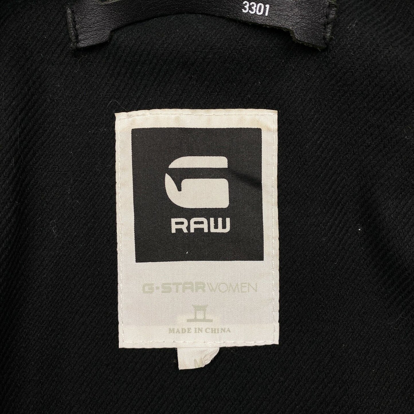 G-STAR RAW DENIM Black 100% Cotton Camden Trench Coat  Size M