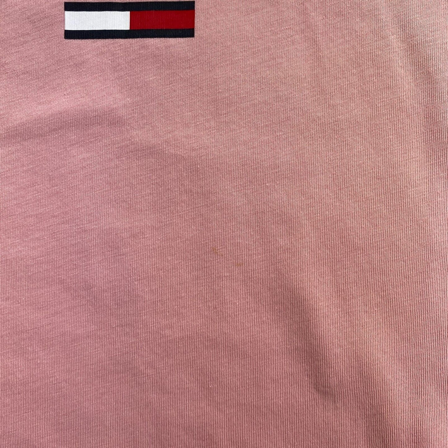 TOMMY HILFIGER JEANS Men Pink Graphic Short Sleeve Crew Neck T-Shirt Size M