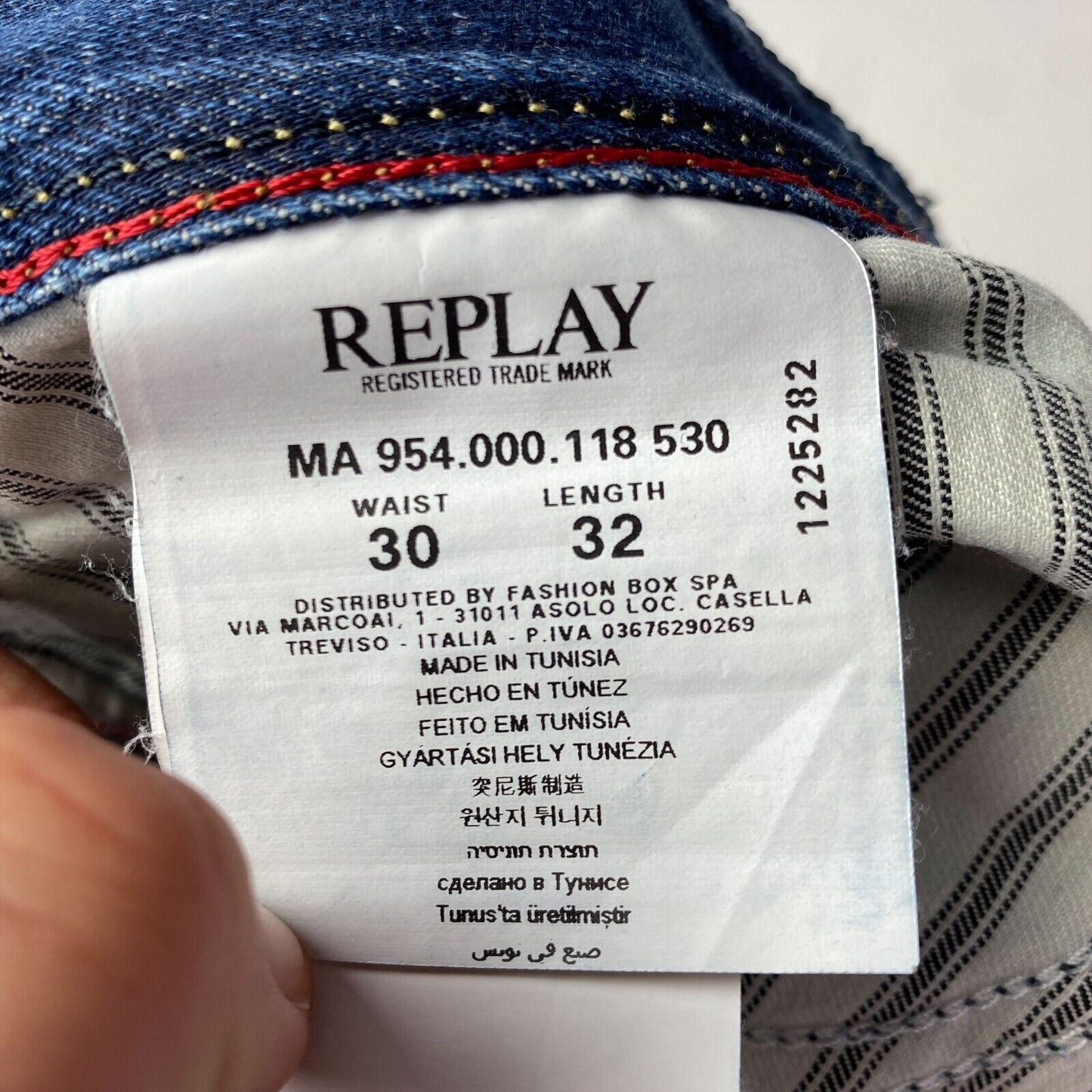 Replay AROTT Jean Slim Bleu W30 L32