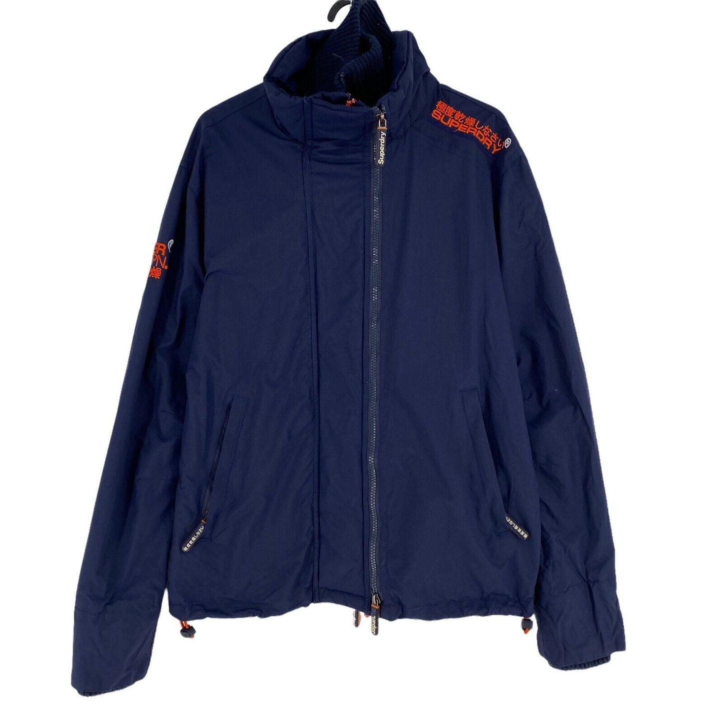 SUPERDRY Original Windcheater Marineblaue Jacke Größe S