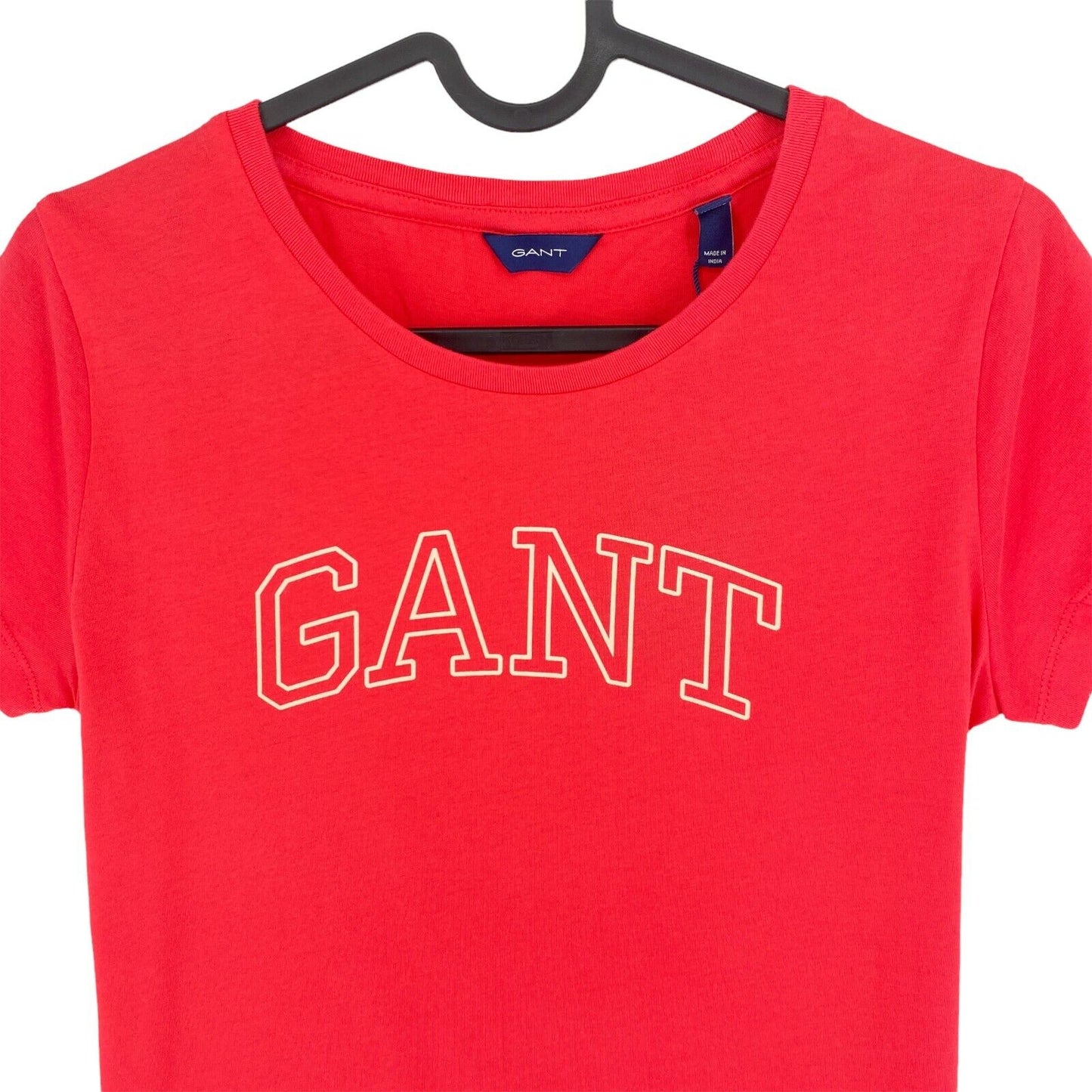 GANT Red Arch Logo Crew Neck T Shirt Size XS