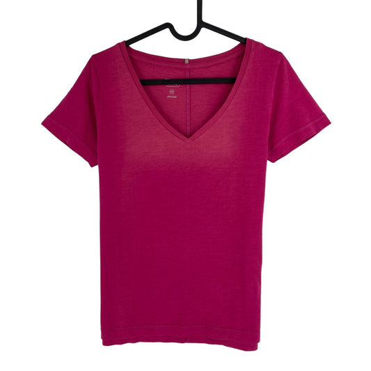 Camel Active Violet Col V Manches Courtes T-Shirt Taille XS