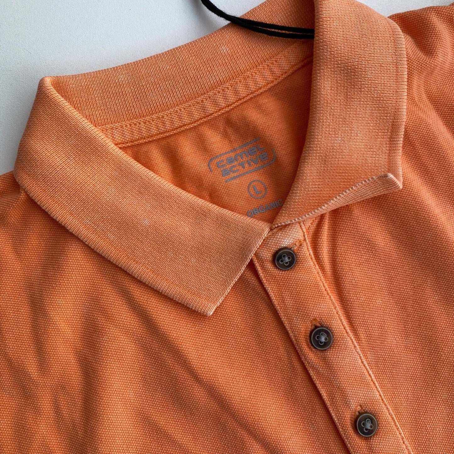 Camel Active Hellorange Piqué Poloshirt SS Größe L