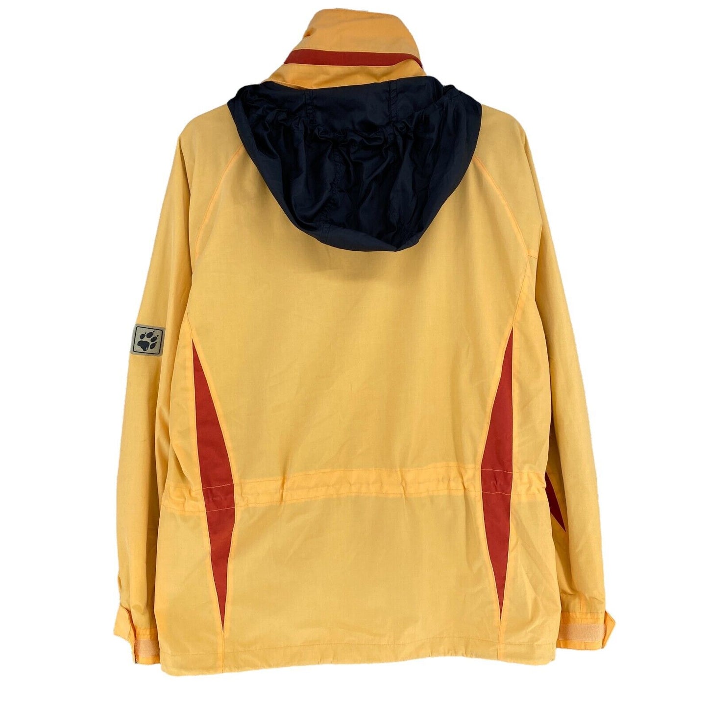 Jack Wolfskin Yellow Orange Cotton Blend Hooded Jacket Size XS