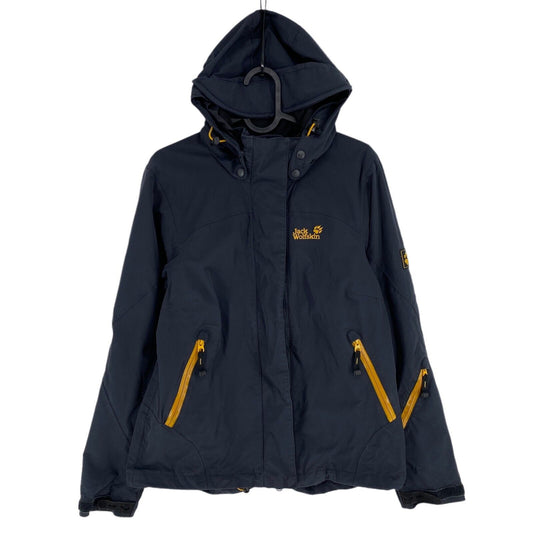 Jack Wolfskin Texapore 4x4 Navy Blue Hooded Jacket Size S