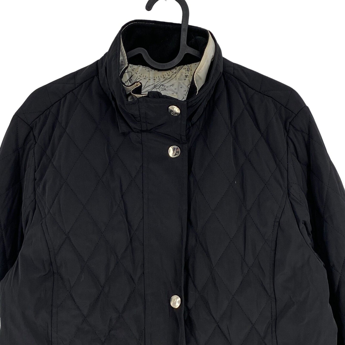 NAUTICA Black Quilted Jacket Coat Size S