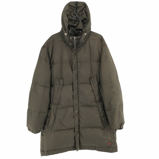 HUGO BOSS Dark Grey Hooded Parka Padded Puffer Jacket Coat Size EU 50 UK/US 40