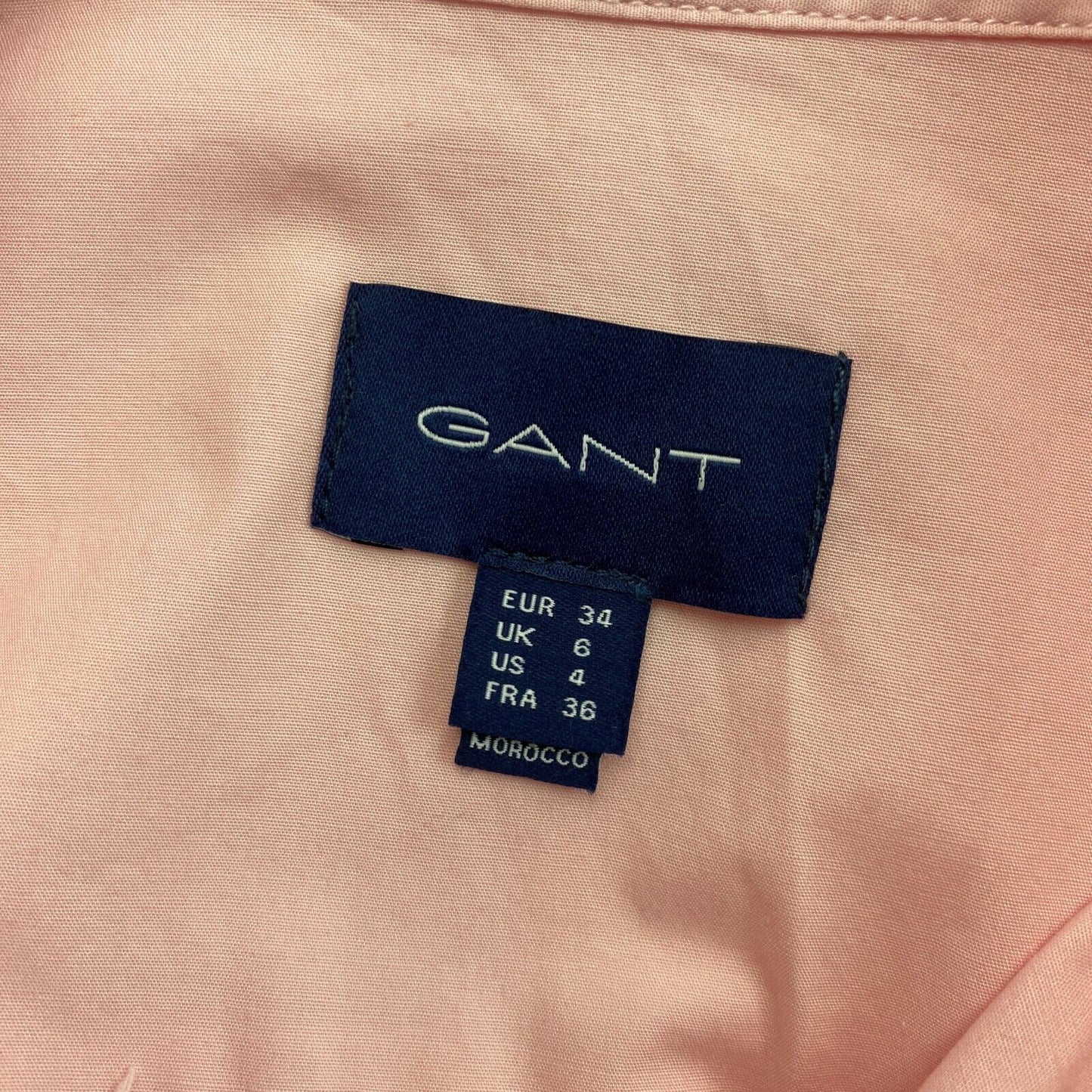 GANT Pink Long Sleeves Shirt Size EU 34 UK 6 US 4