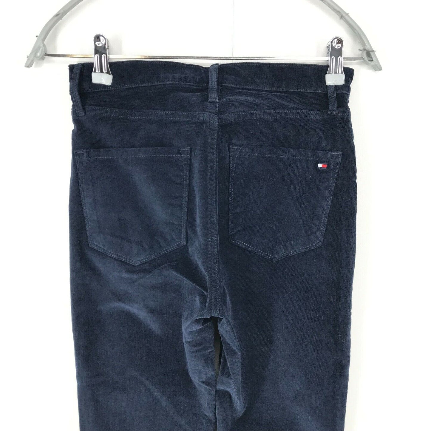 Tommy Hilfiger Damen Dunkelblaue Cordhose im Skinny Fit, Größe W25