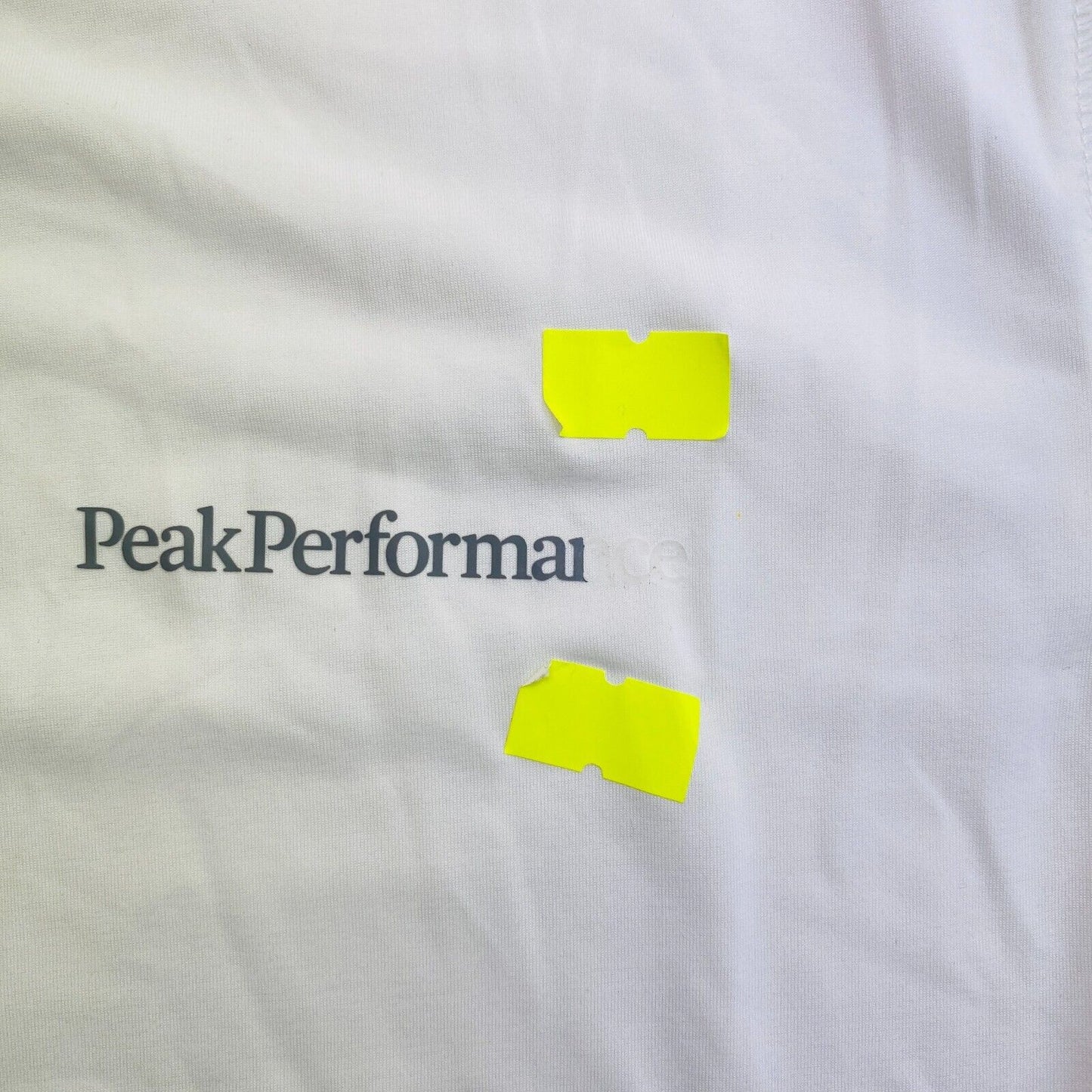 Peak Performance Women White SS Crew Neck Fly T Shirt Size M