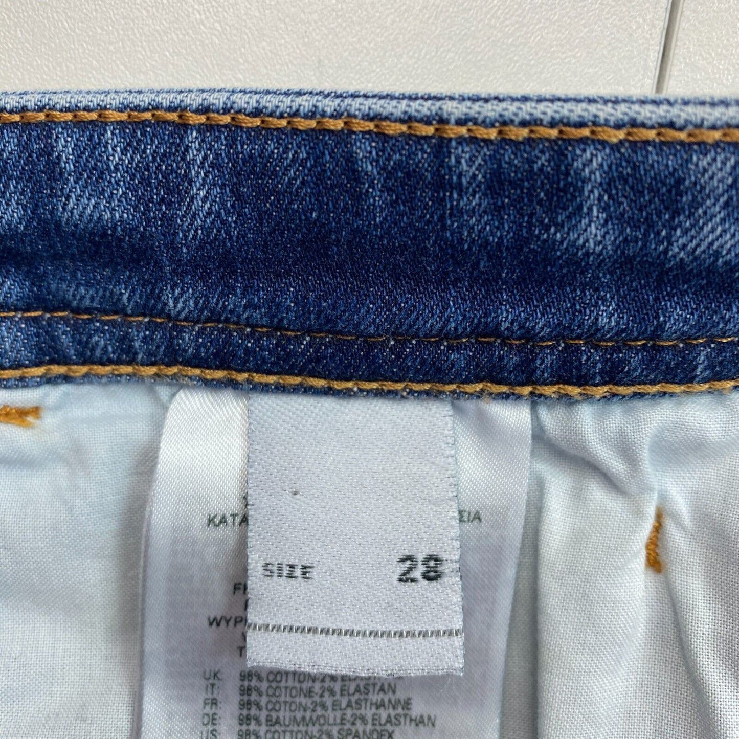 DIESEL Blaue Röhrenjeans Größe W28 L34