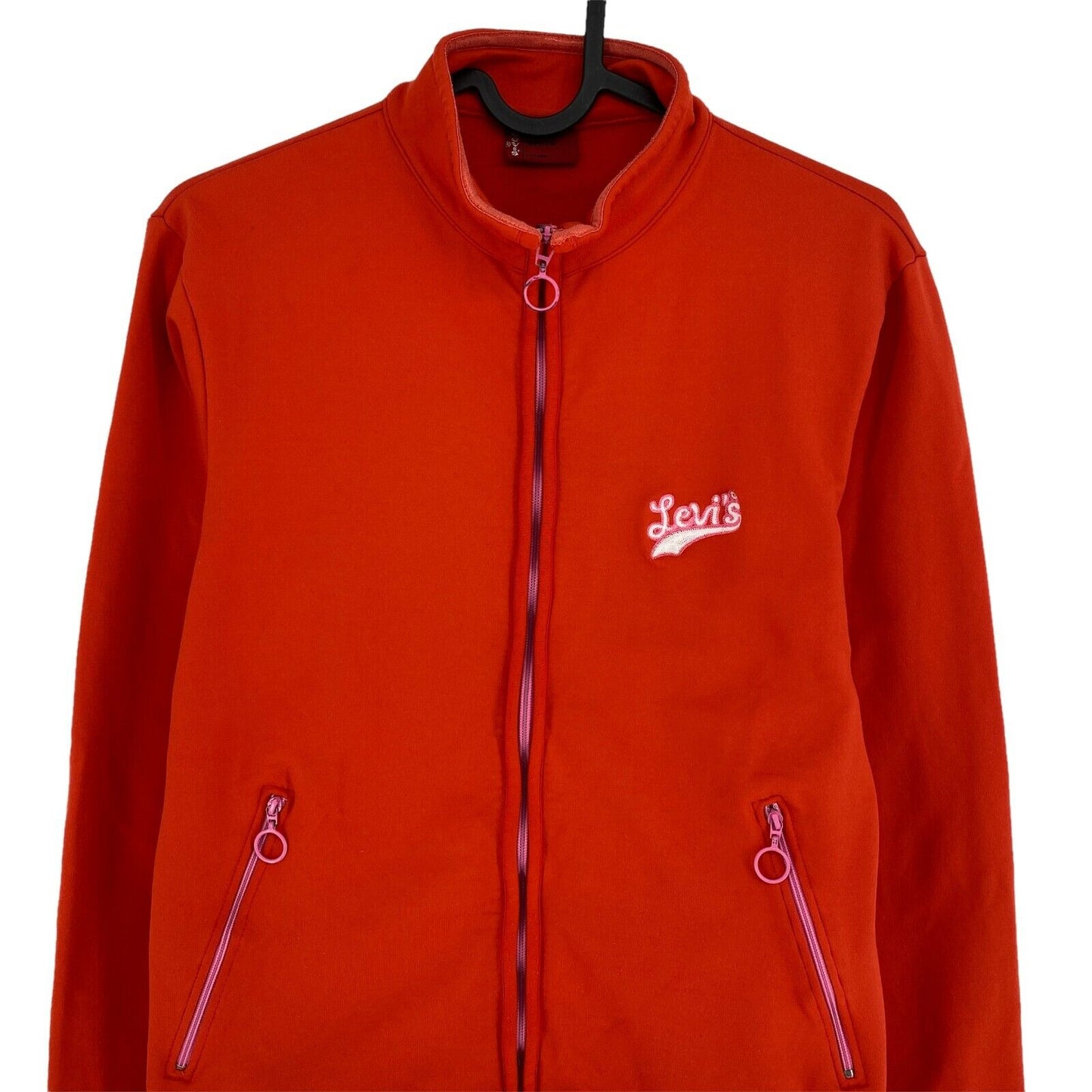 LEVI'S Red Cotton Blend Track Jacket Size M