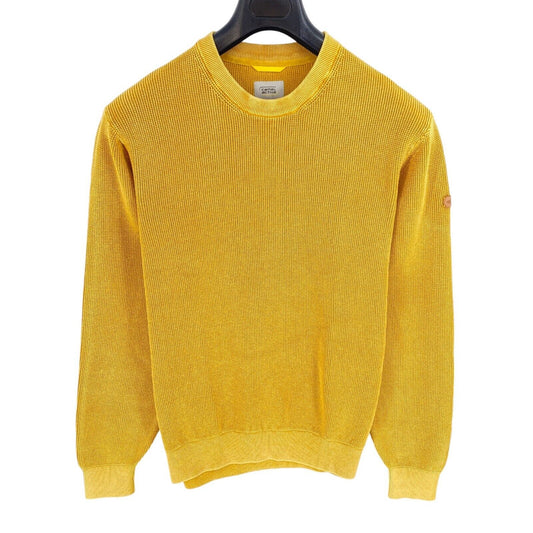 Camel Active Men Yellow Crew Neck Sweater Jumper Size XL