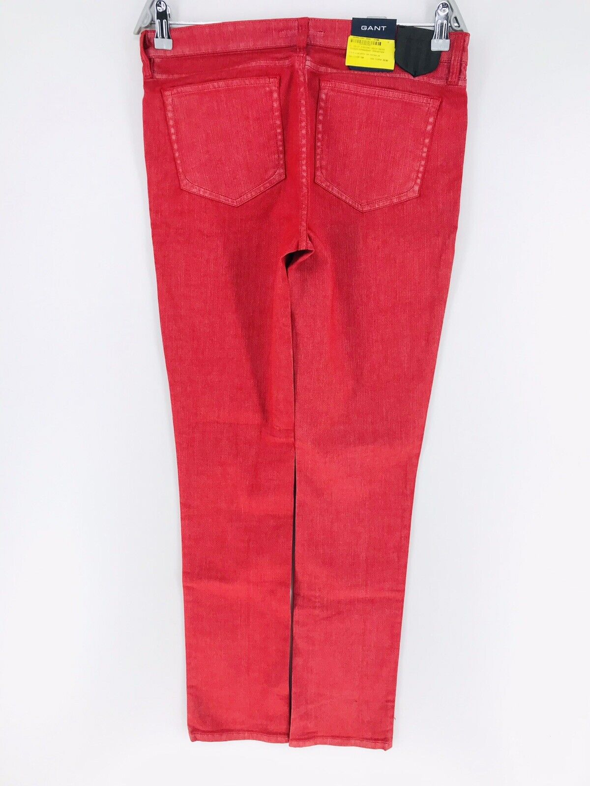 RRP €129 GANT NELLY Women Red Low Waist Regular Fit Narrow Leg Jeans W29 L34