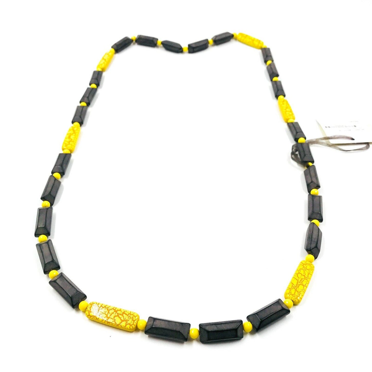 Persona Italian Designer Ladies Grey Yellow Necklace