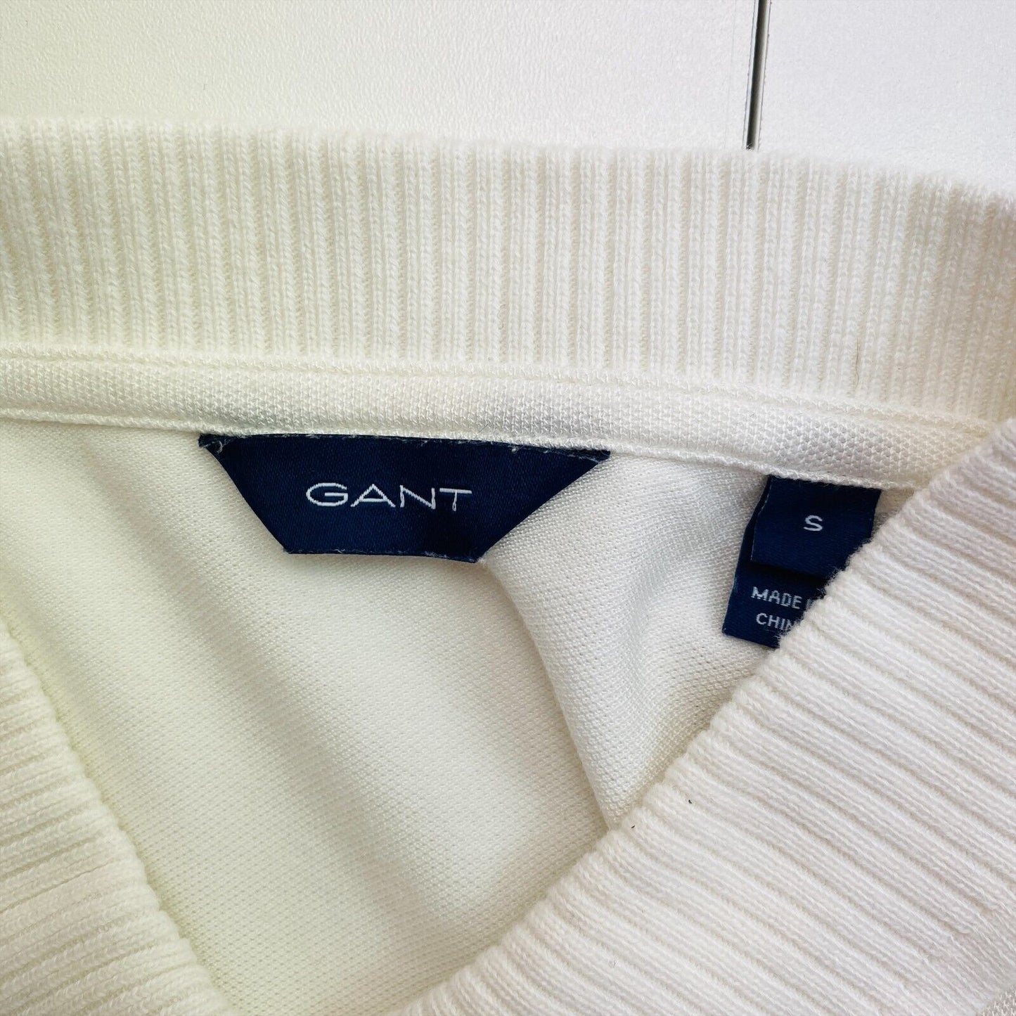 GANT Beiges Piqué-Poloshirt Größe S