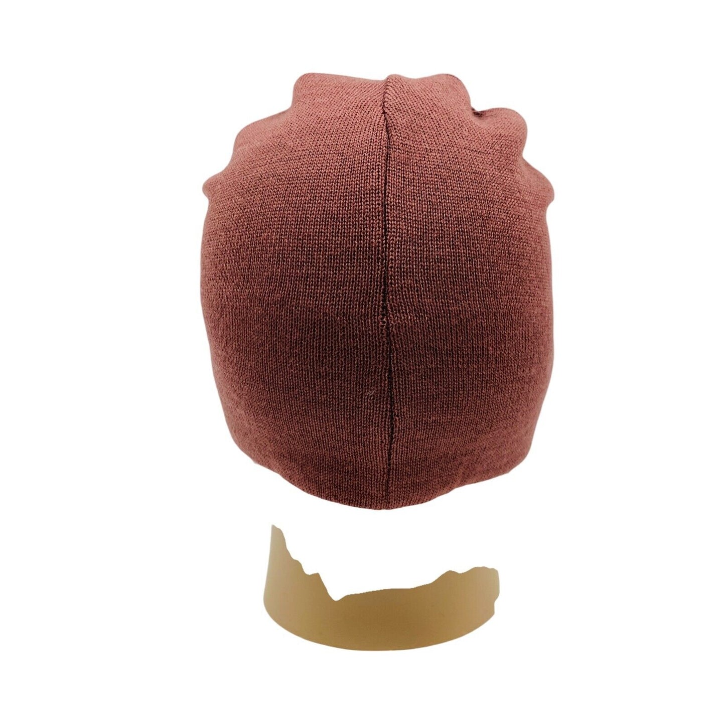 Peak Performance EMBO HAT Unisex Rose Brown Wool Blend Beanie Winter Hat L / XL