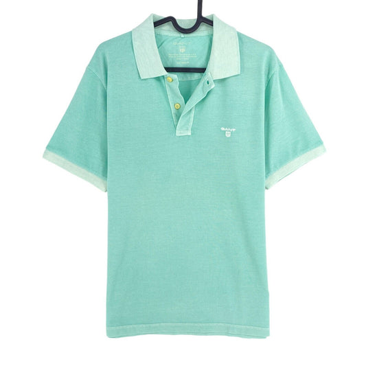 GANT Light Green Sun Bleached Pique Ruger Polo Shirt Size M