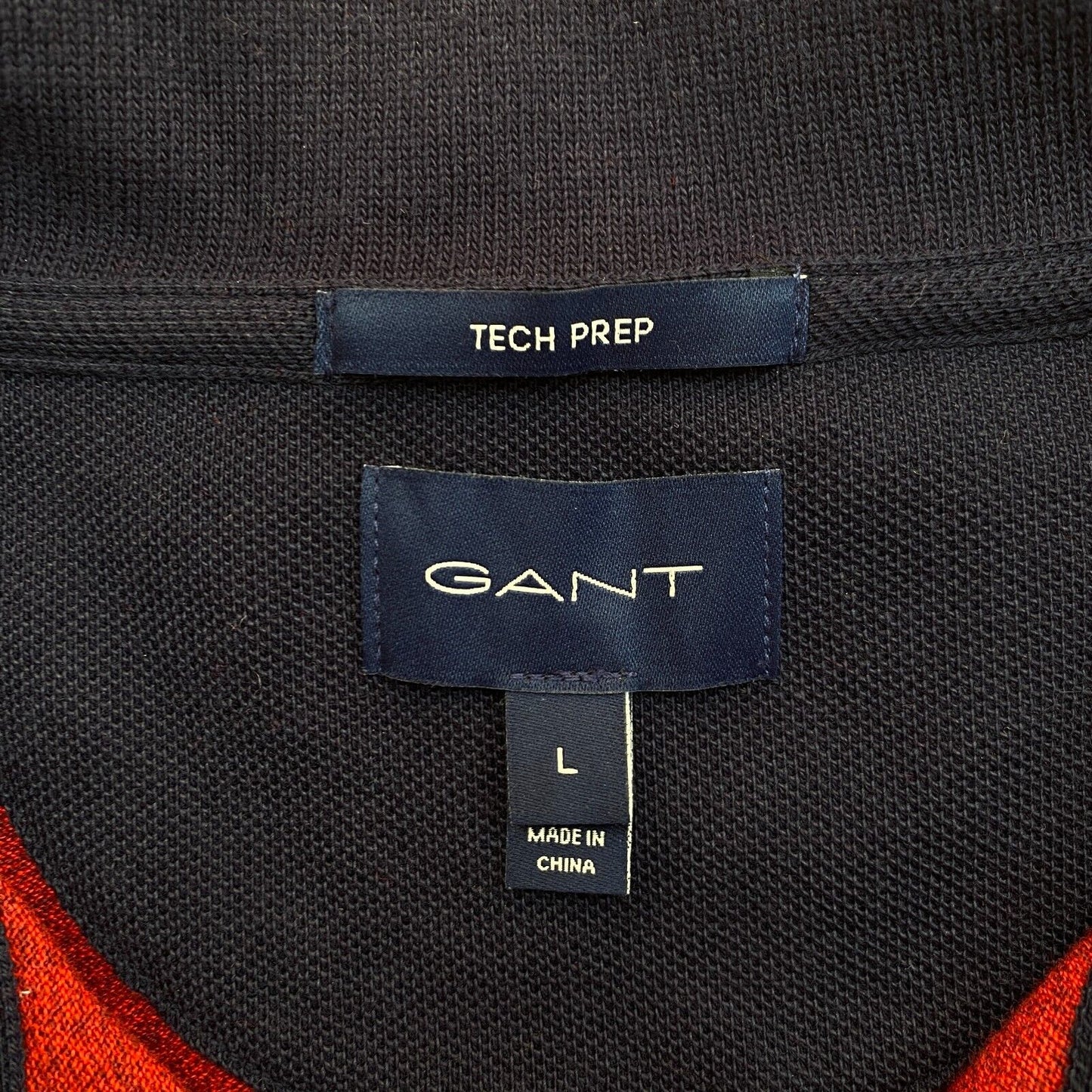 GANT Poloshirt Tech Prep Piqué Rugger, Dunkelrot, Größe L