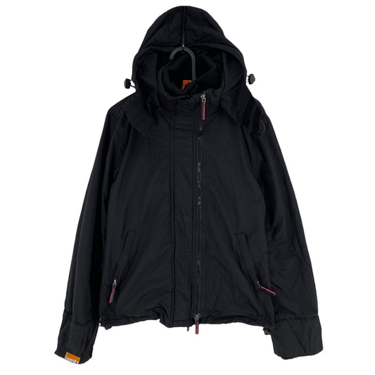 SUPERDRY The Windcheater Black Hooded Jacket Size M