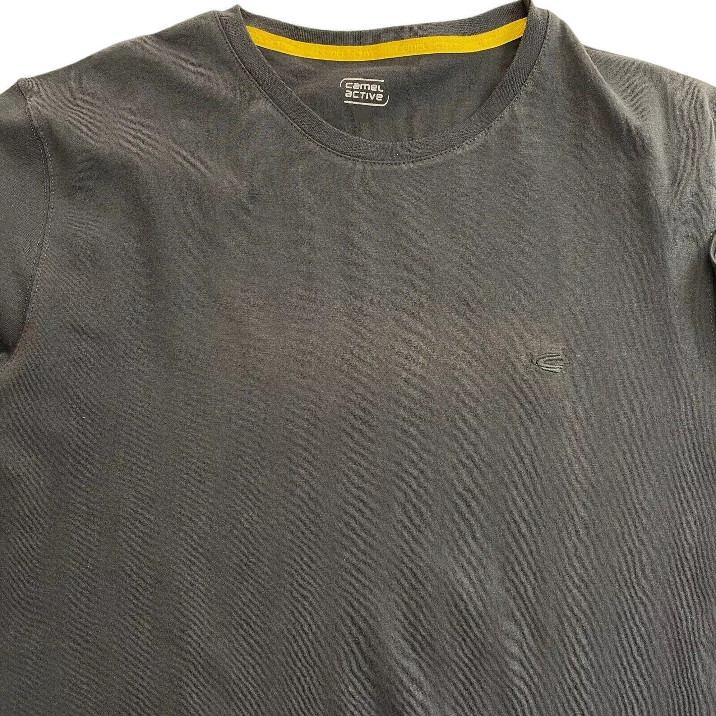 Camel Active Mens Dark Grey Crew Neck T Shirt Size XXL 2XL