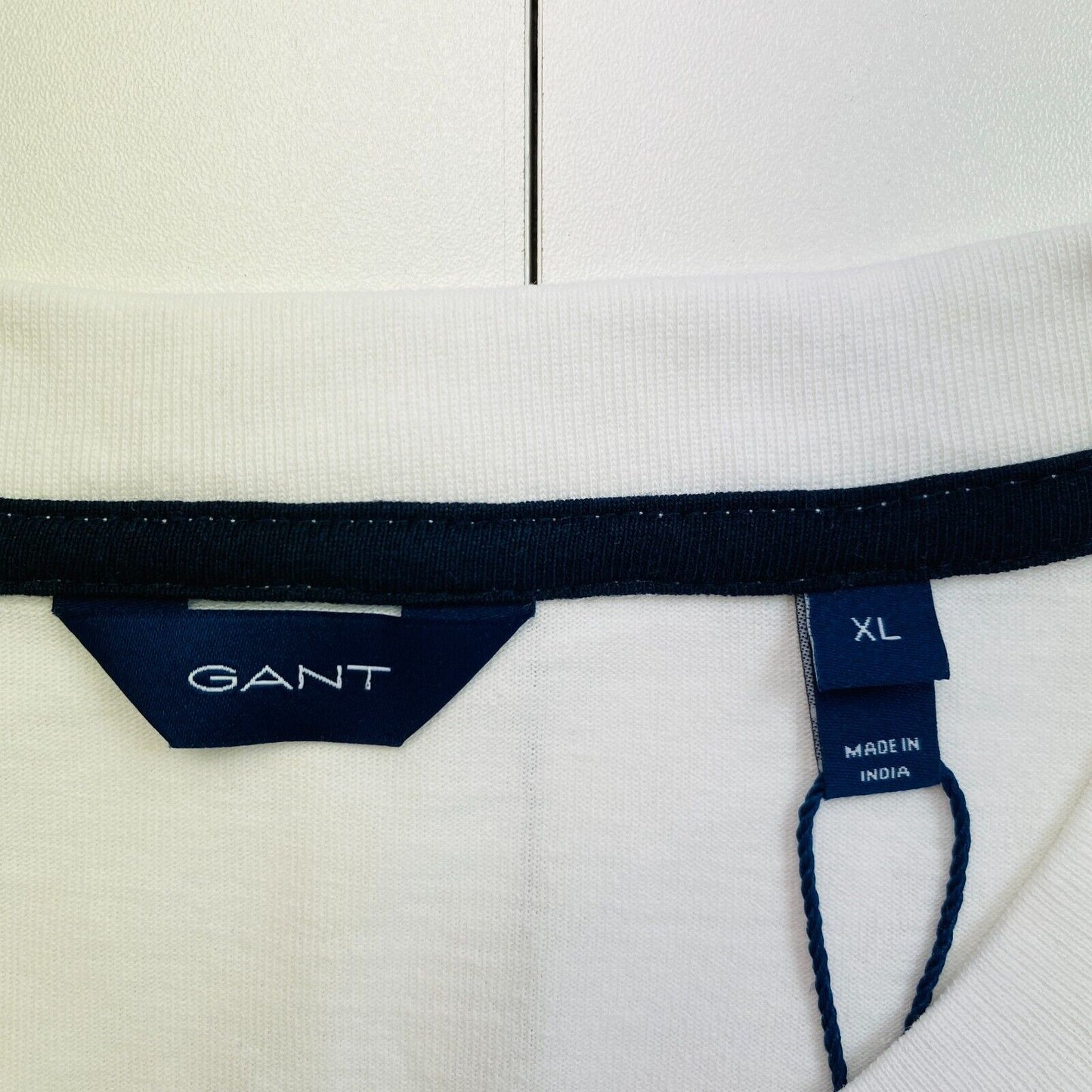 GANT White Retro Logo Short Sleeves T Shirt Dress Size XL