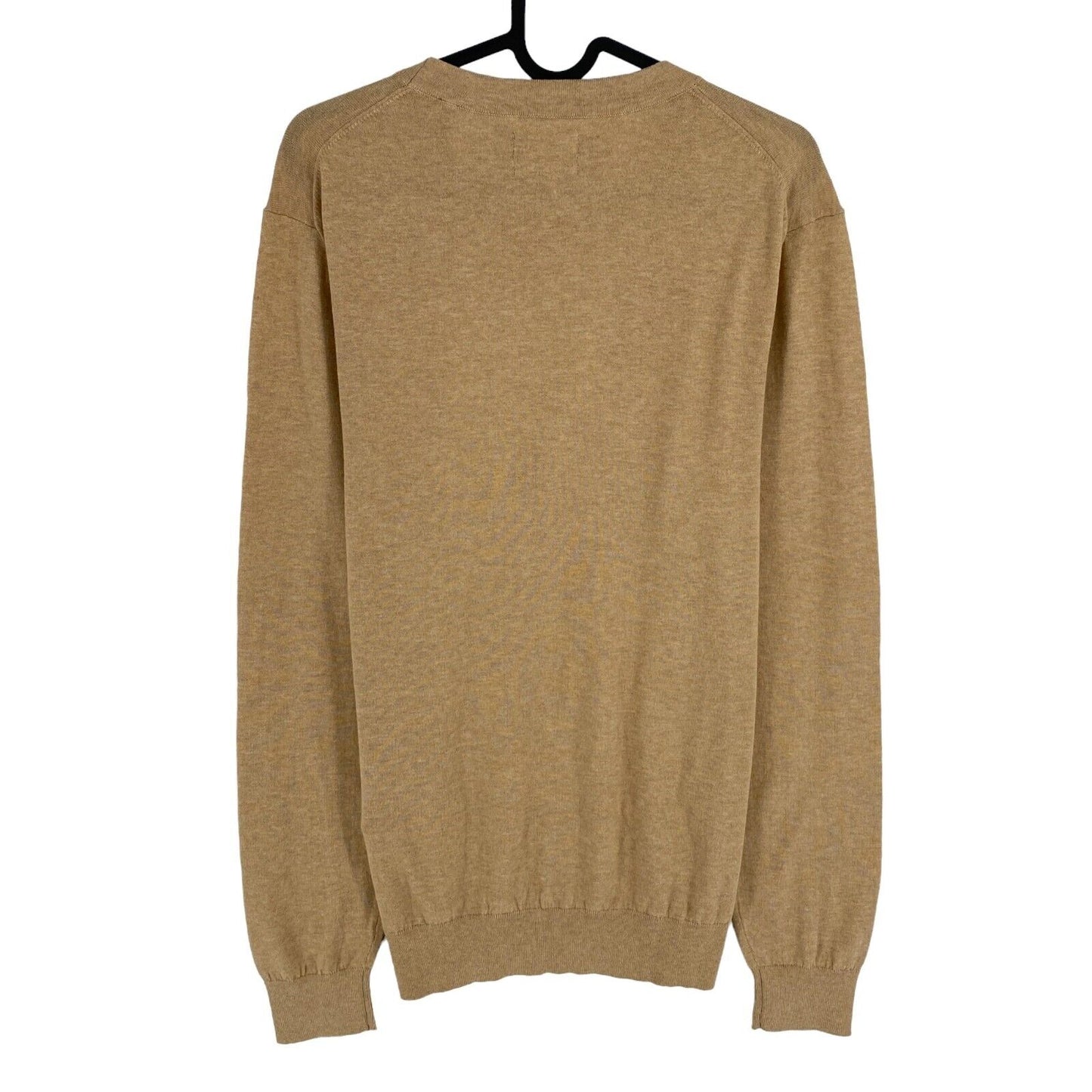 GANT Light Brown Cotton Cashmere Crew Neck Jumper Sweater Size M