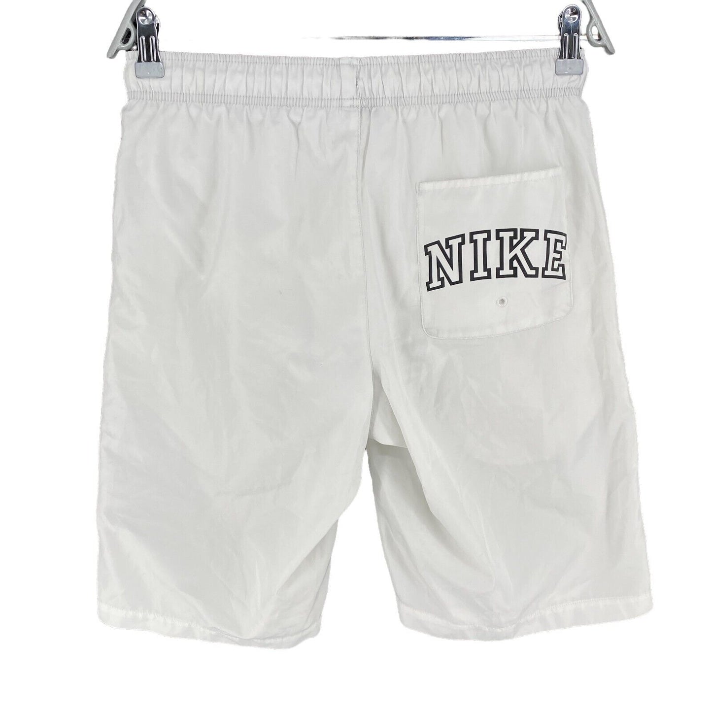 NIKE Short de sport blanc Taille S