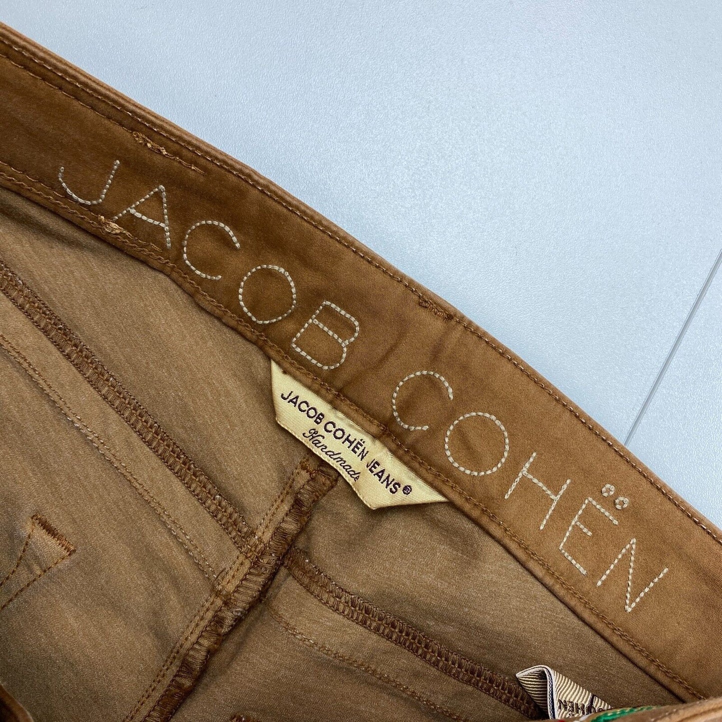 JACOB COHEN Women CHLOE Brown Slim Fit Jeans Trousers W26 L34 Made In Italy