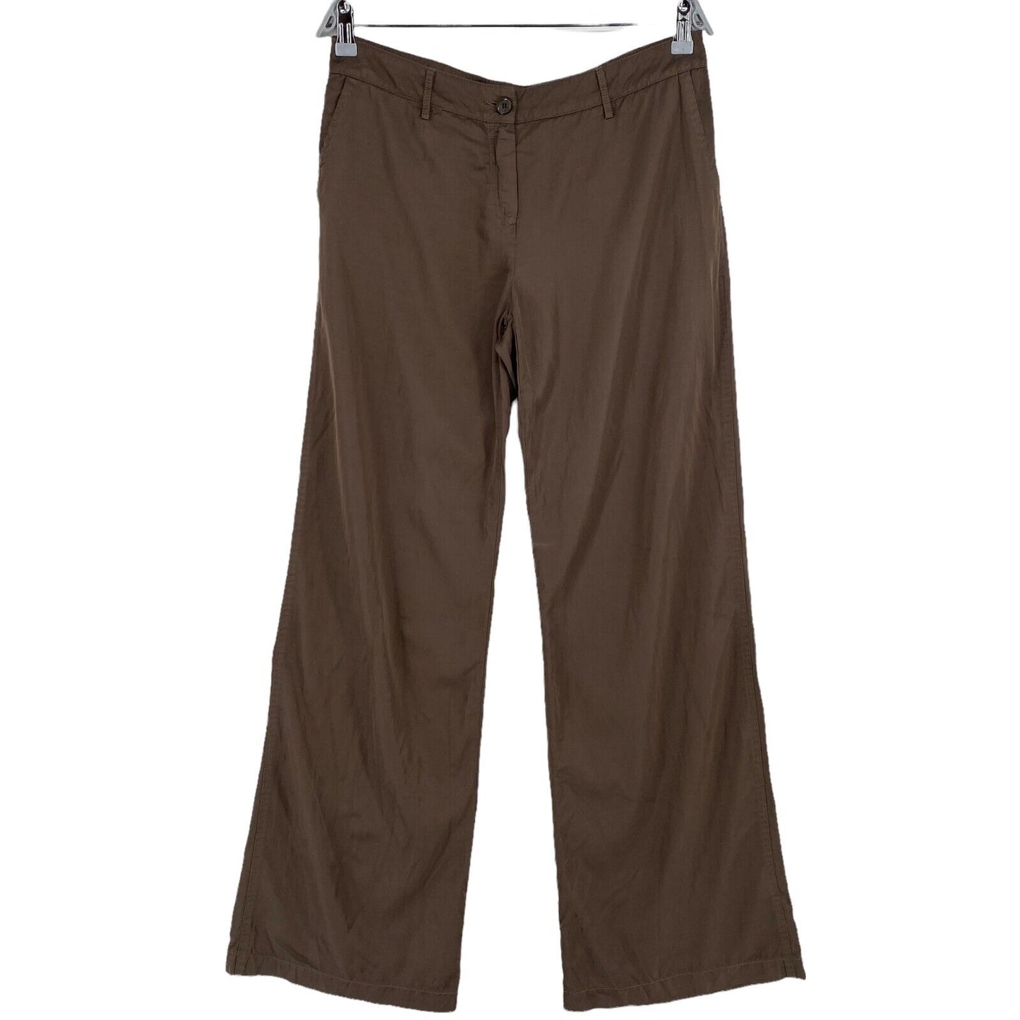 RPR 238 € LIU JO Pantalon habillé à jambe large marron Taille 44 W32