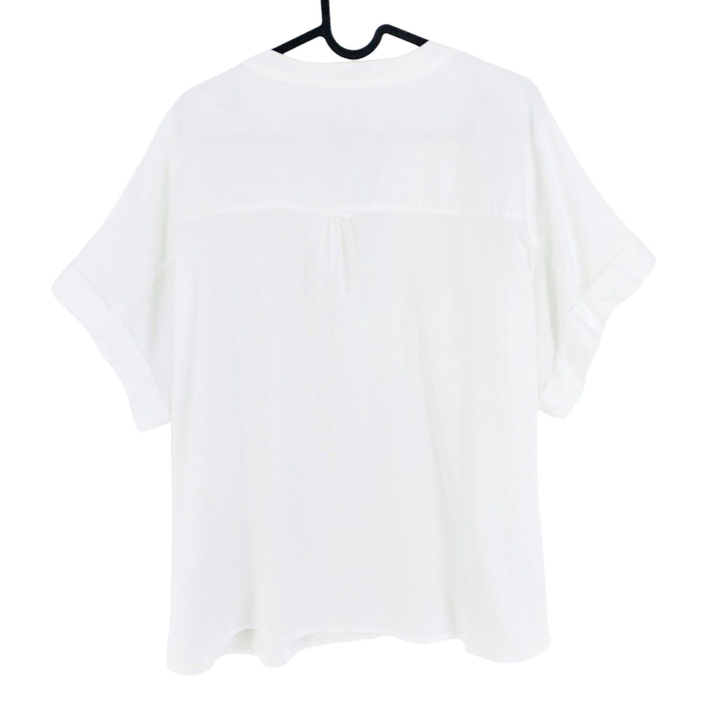 GANT White Fluid Flared Blouse Size EU 44 UK 16 US 14