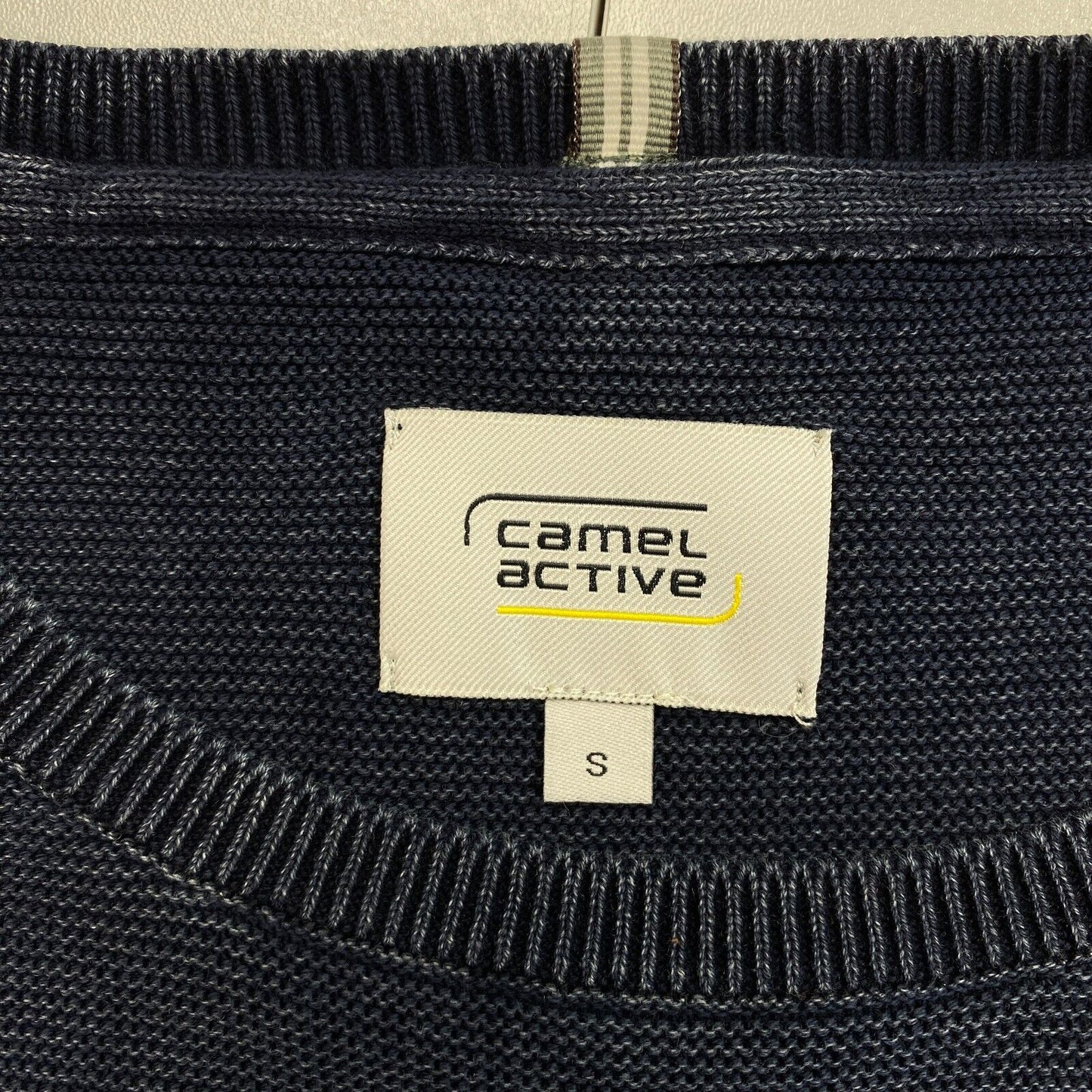 Camel Active Pullover mit Rundhalsausschnitt, Marineblau, Größe S