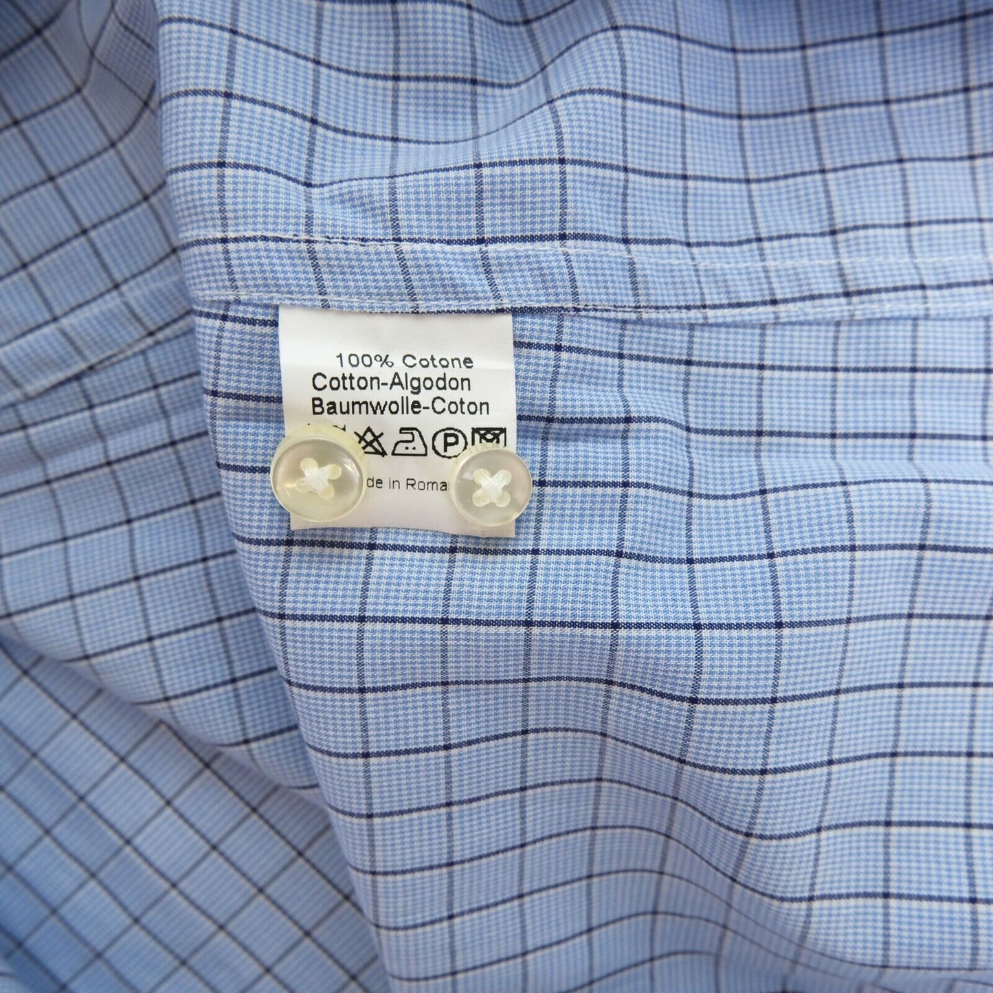 Daniel Cremieux Blue Check Robert Shirt Size M