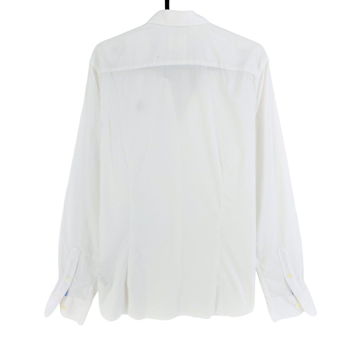 LA MARTINA White Popeline Logo Shirt Size 5 / XL