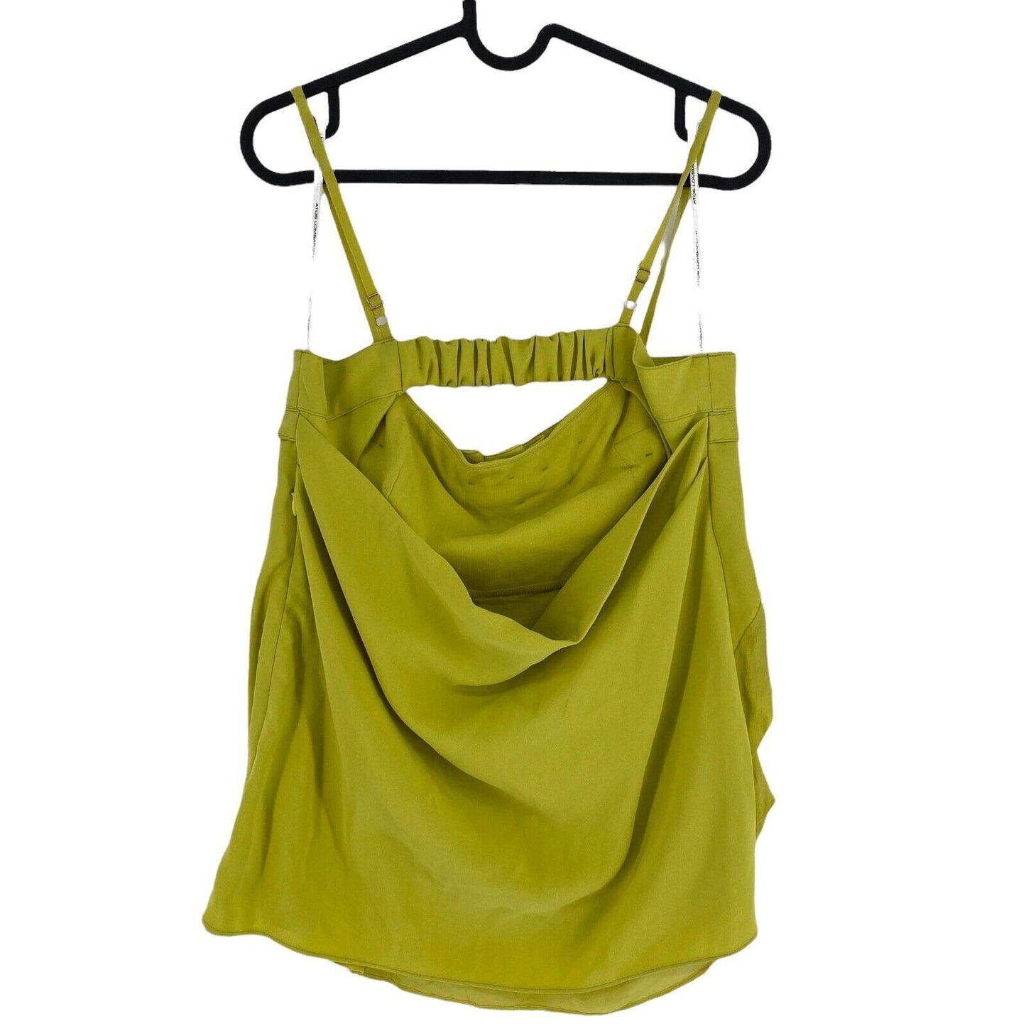 RPR €259 ATOS LOMBARDINI Yellow Top Blouse Size IT 42 46 UK 10 14 US 8 12