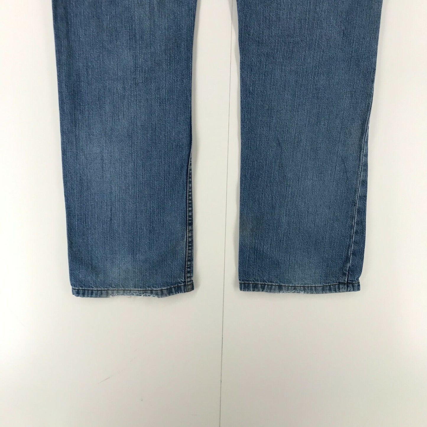 Vintage Levi's 506 Blue Regular Straight Fit Distressed Jeans W38 L34