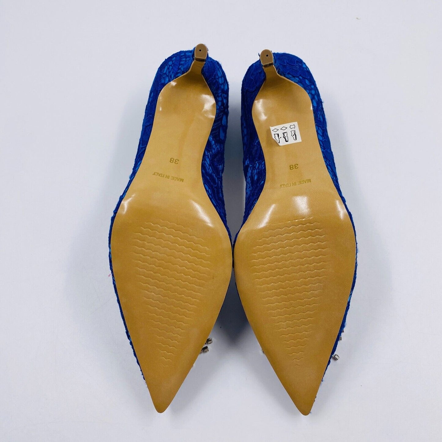 RINASCIMENTO Women Blue Shoes Heels Pumps Size EU 38 US 7 UK 5