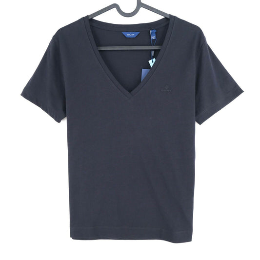 GANT T-shirt noir à col en V Taille S