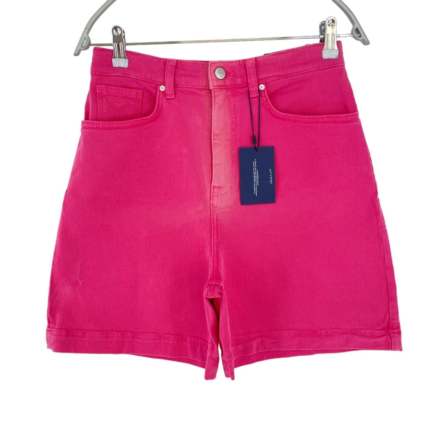 GANT Femmes Rose Regular Fit Denim Shorts Taille W28