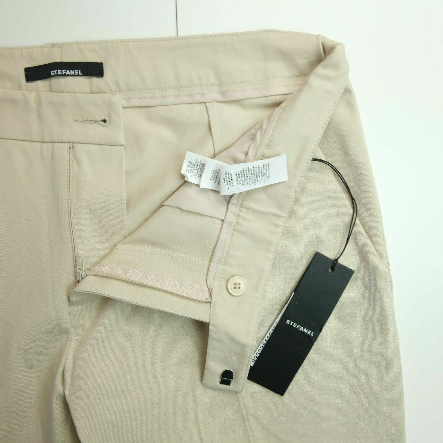 STEFANEL Beige Flared Legs Pants Trousers Size EU 34 36 UK 6 8 US 2 4