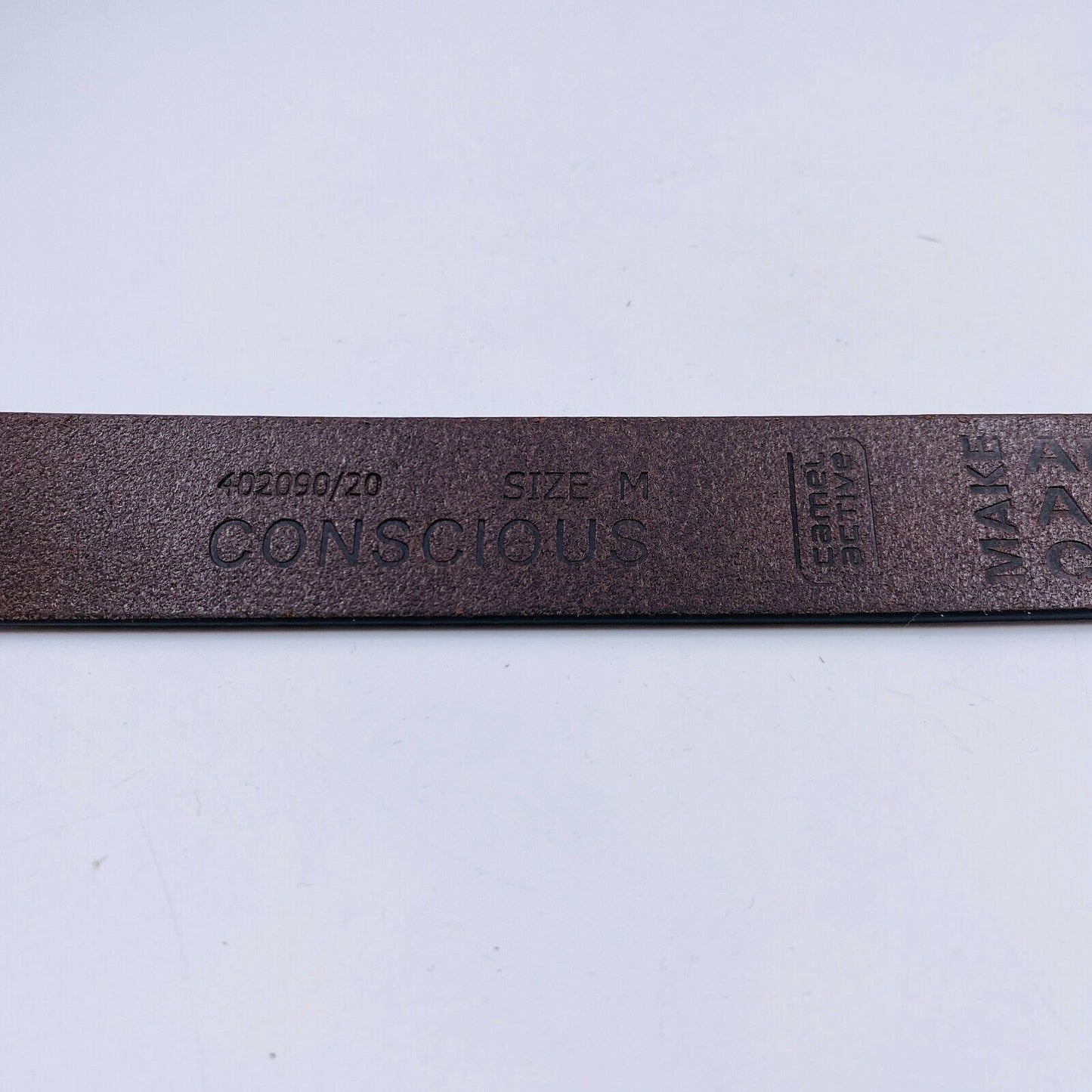 Camel Active Mens Dark Brown Classic Leather Belt Size M