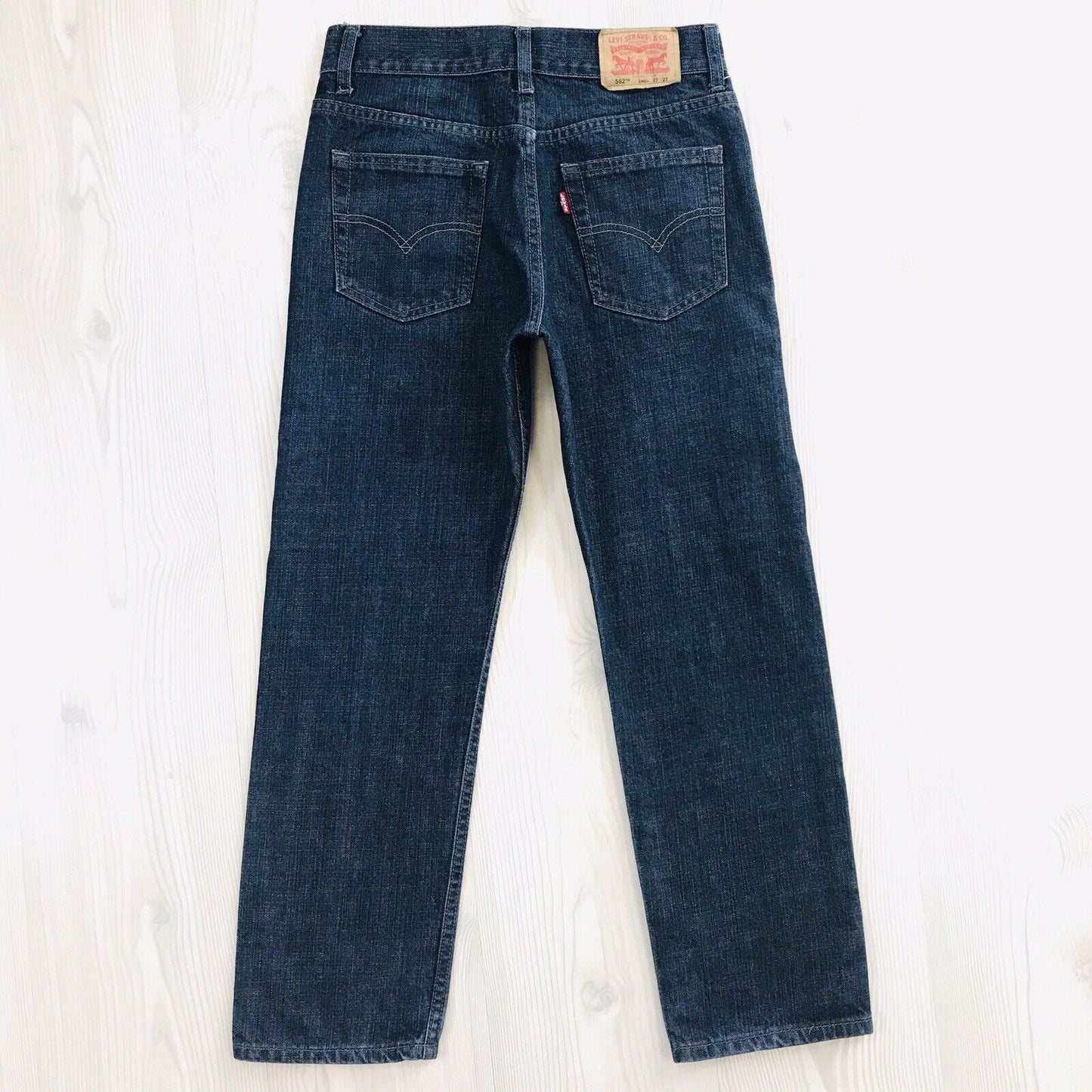 Vintage Levi's 511 Boys Dark Blue Loose Taper Fit Jeans 14 Reg / W27 L27