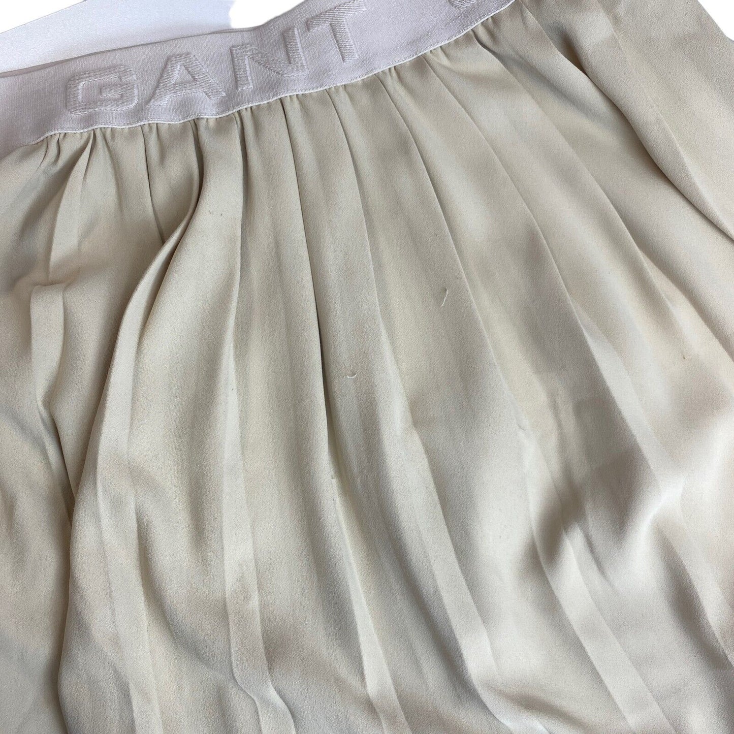 GANT Beige Pleated Skirt Size EU 40 UK 12 US 10