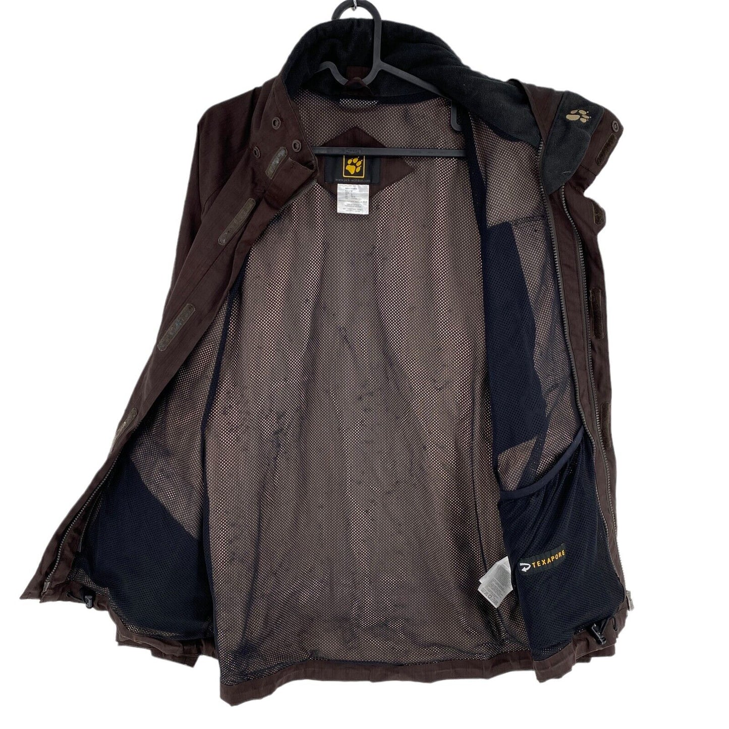 Jack Wolfskin Texapore Brown Jacket Coat Size M