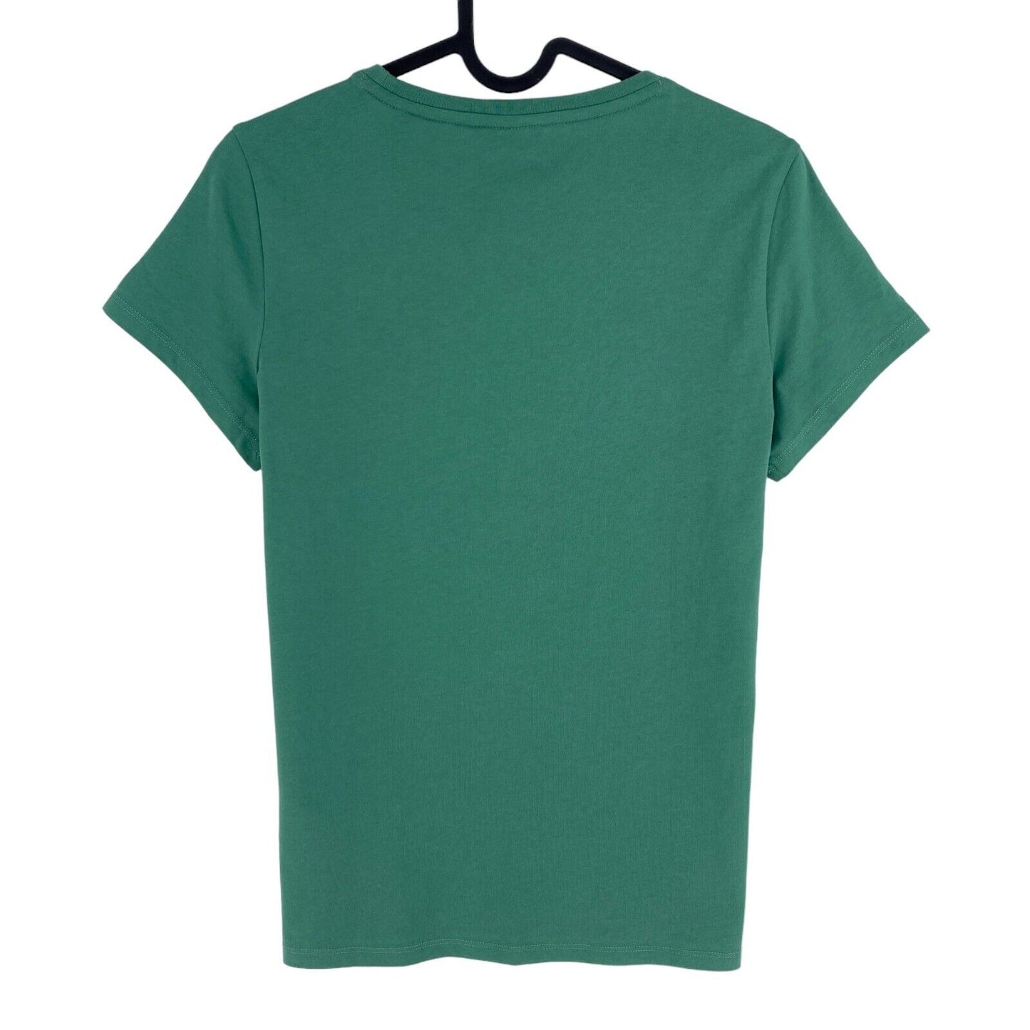 GANT Green Arch Logo Cap Sleeve Crew Neck T Shirt Size S